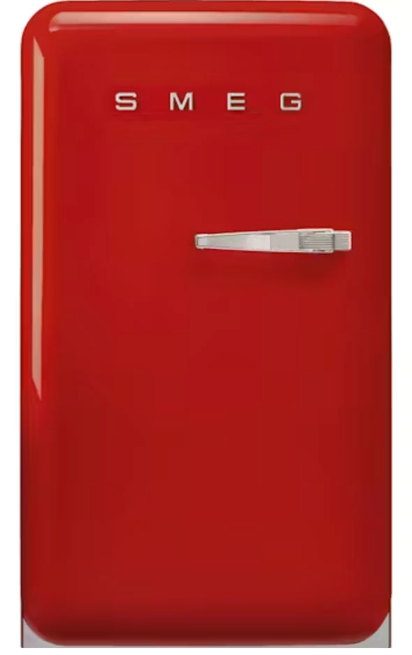 Smeg 135L 50's Style Retro Bar Fridge - Red